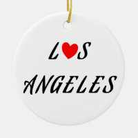 Los Angeles coeur rouge
