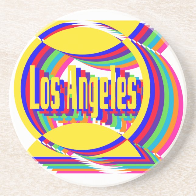 Los Angeles Colour Combo 1 Coaster (Front)