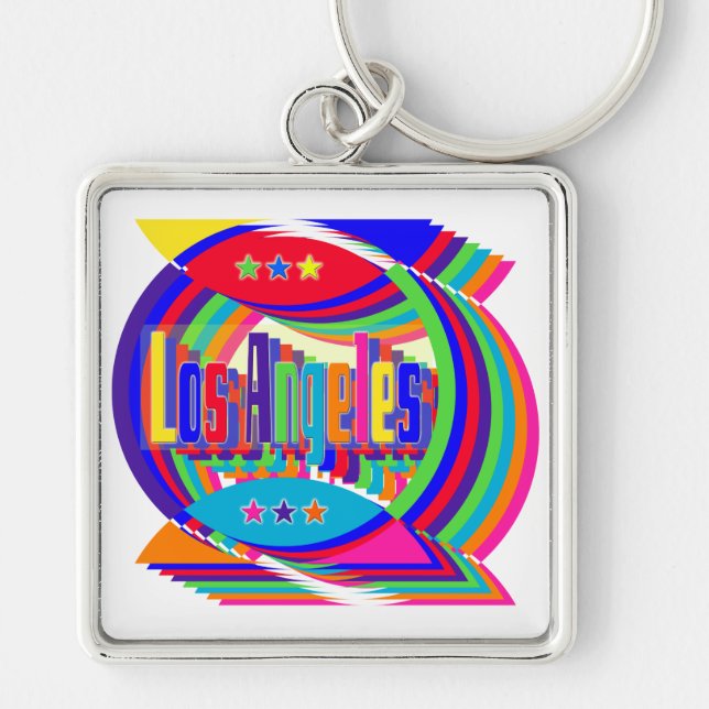 Los Angeles Colour Combo 2 Keychain (Front)