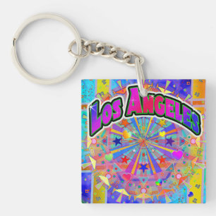 Los Angeles Cosmic Unity Keychain