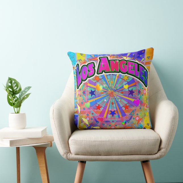 Los Angeles Cosmic Unity Pillow (Chair)
