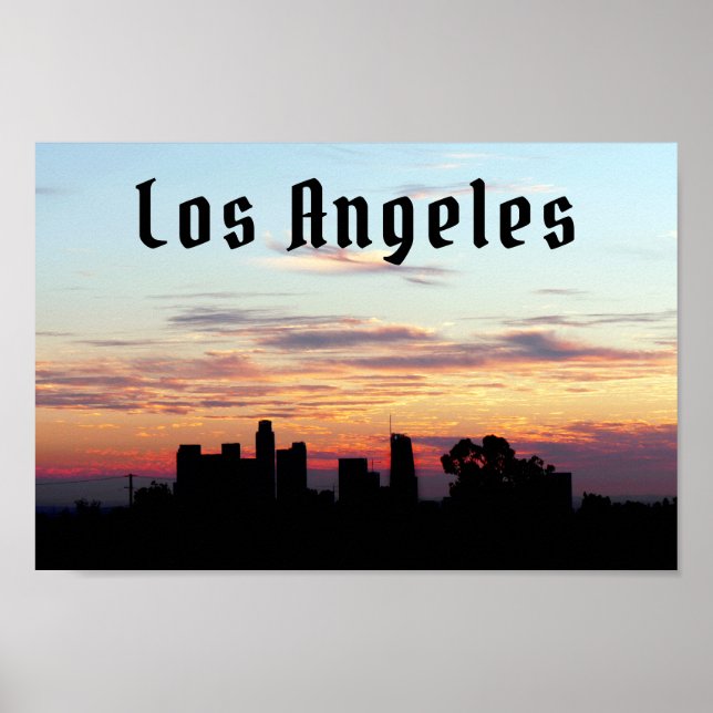 Los Angeles - customisable Poster (Front)