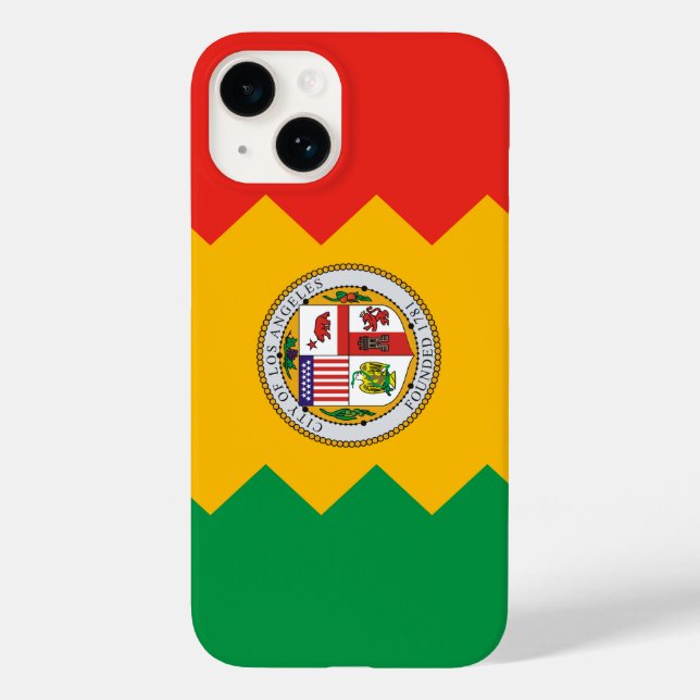 Los Angeles flag Case-Mate iPhone Case (Back)