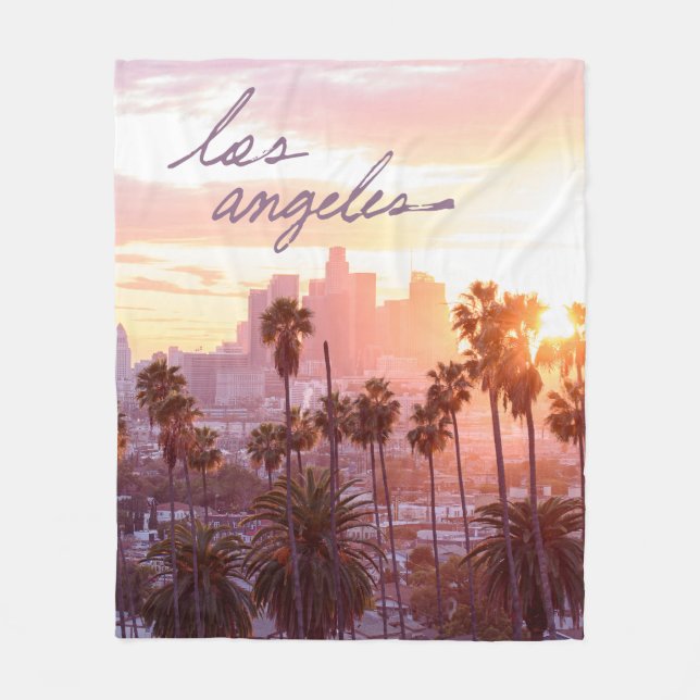 Los Angeles Fleece Blanket (Front)