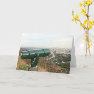 Los Angeles from Mulholland Drive Card