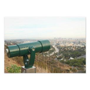 Los Angeles from Mulholland Drive Photo Print