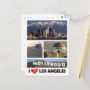 Los Angeles - I Love - United States - Postcard