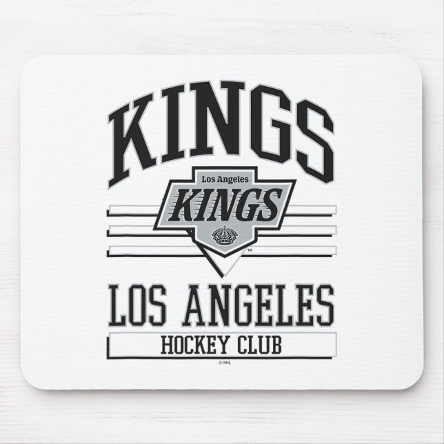 Los Angeles Kings Hockey Club White Officially Lic Mouse Pad (Front)