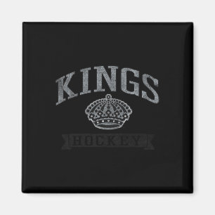 Los Angeles Kings Vintage Hockey White Officially Magnet