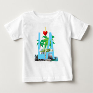 los angeles  l a california city usa america baby T-Shirt