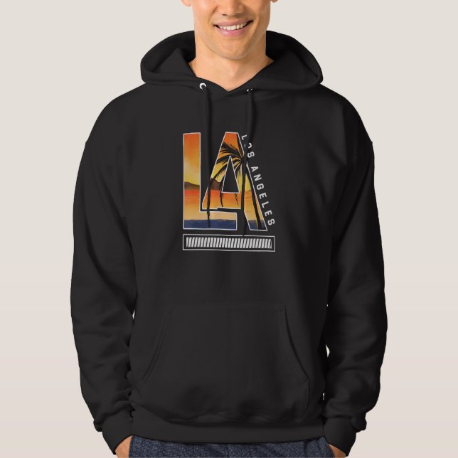 Los Angeles LA California  2 Hoodie (Front)