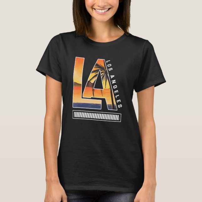 Los Angeles LA California  2 T-Shirt (Front)