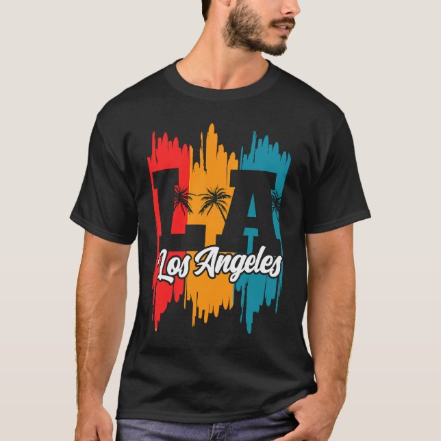 Los Angeles LA California   2 T-Shirt (Front)