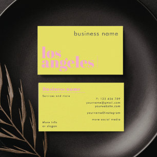 Los Angeles LA California company Business Card
