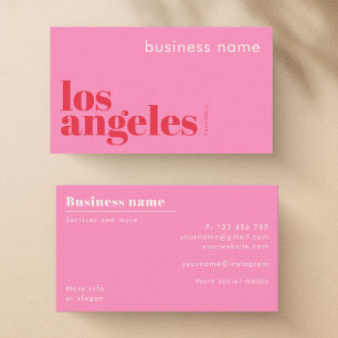 Los Angeles LA California company Business Card