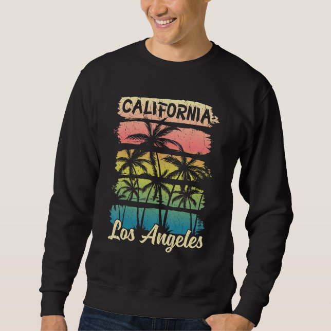 Los Angeles La California  Men Women Clothing Sweatshirt (Front)