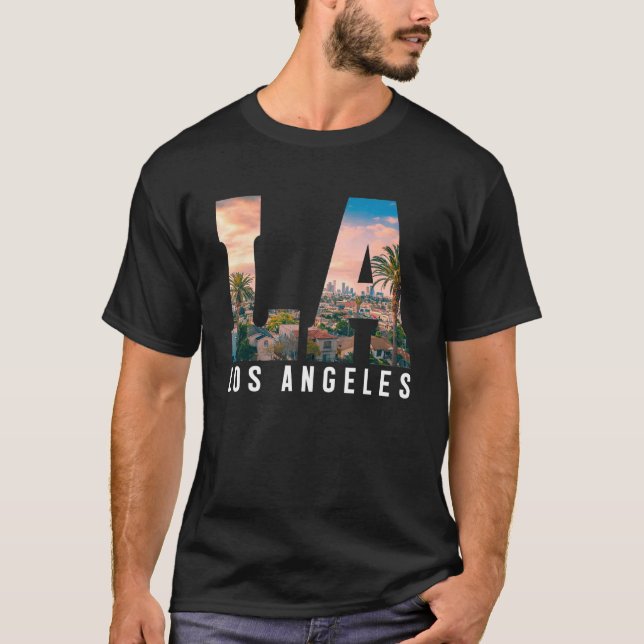 Los Angeles La California  Men Women Retro Clothin T-Shirt (Front)
