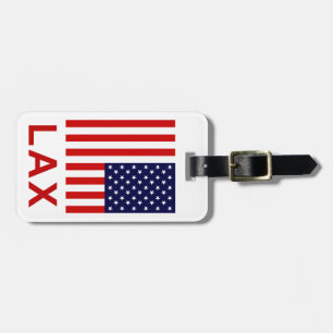 Los Angeles LAX Luggage Tag add your contact info
