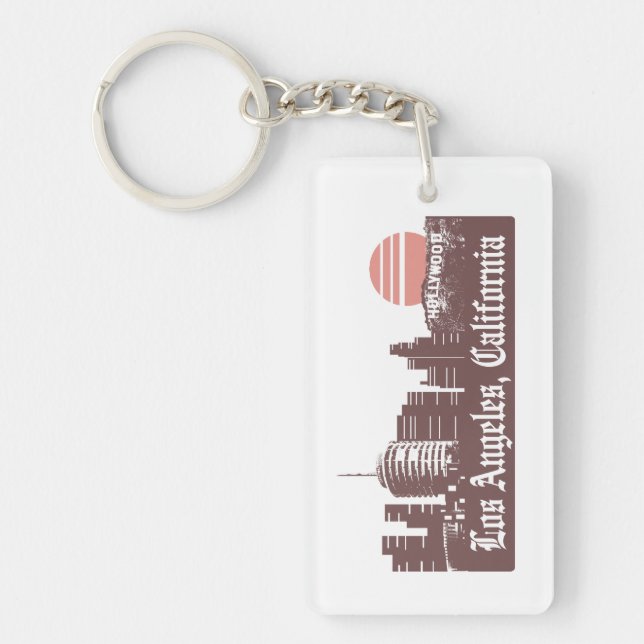 Los Angeles Linesky Key Ring (Front)