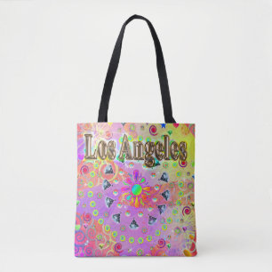 Los Angeles Lucky Golden Tote Bag