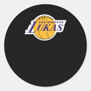 Los Angeles Lukas Classic Round Sticker