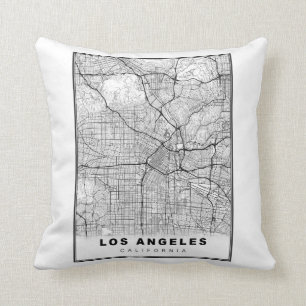 Los Angeles Map Cushion