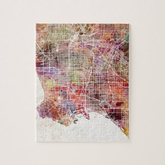 Los Angeles map Jigsaw Puzzle
