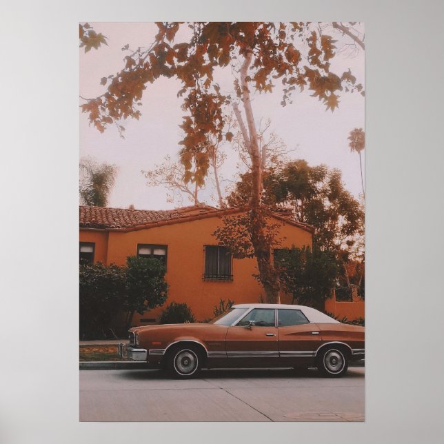 Los Angeles - Miracle Mile Street Poster  (Front)