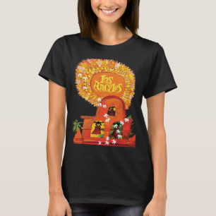 Los Angeles Mission Orange Retro Travel T-Shirt