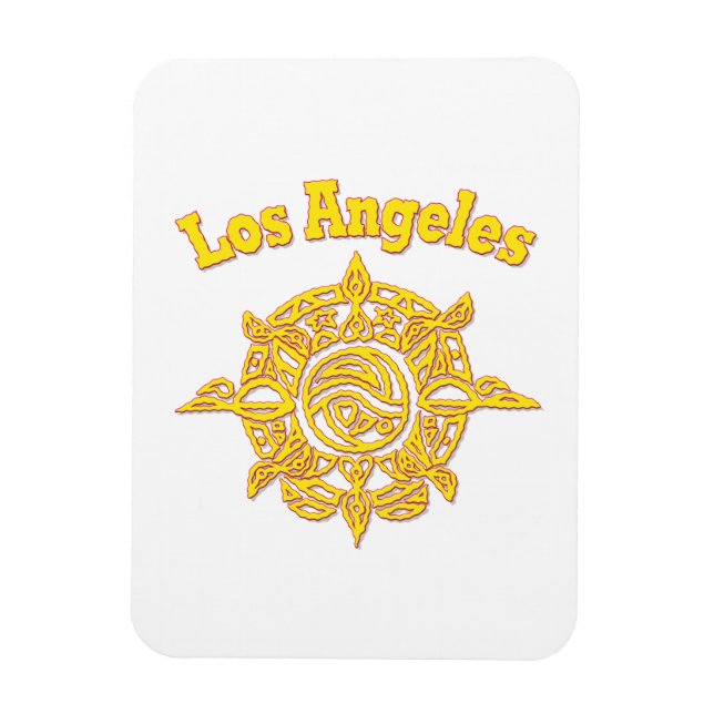 Los Angeles Motif 1 Flex Magnet (Vertical)
