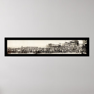 Los Angeles Motorcycle Club Photo 1911 Poster