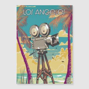 Los Angeles Movie camera poster