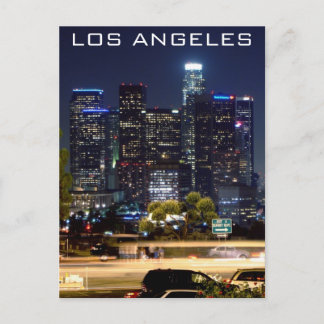 Los Angeles Night Paper Products Postcard