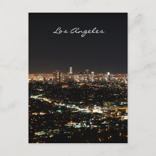 Los Angeles Night postcard