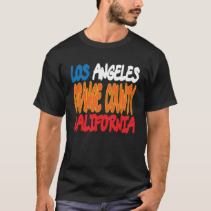 Los Angeles Orange County California Retro Vintage T-Shirt