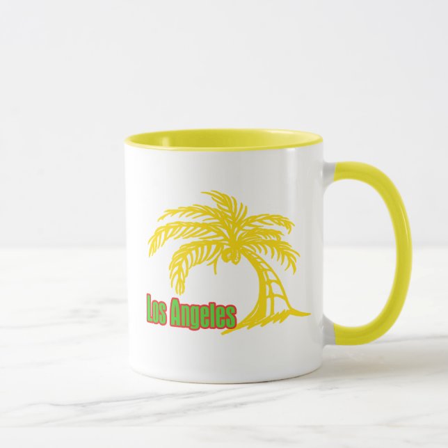 Los Angeles Palm Tree #2 Mug Cup (Right)
