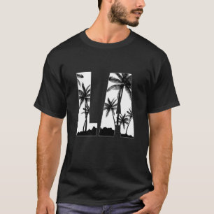 Los Angeles Palm Trees Usa Tropical Summer Vibes P T-Shirt