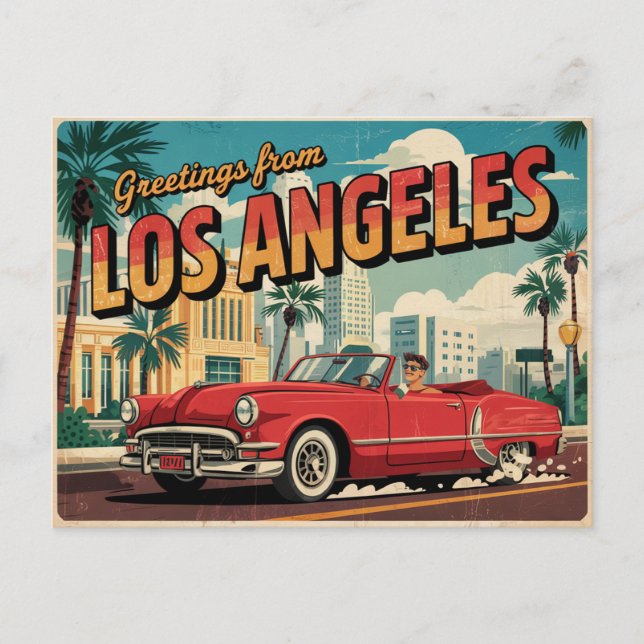 Los Angeles Postcard (Front)