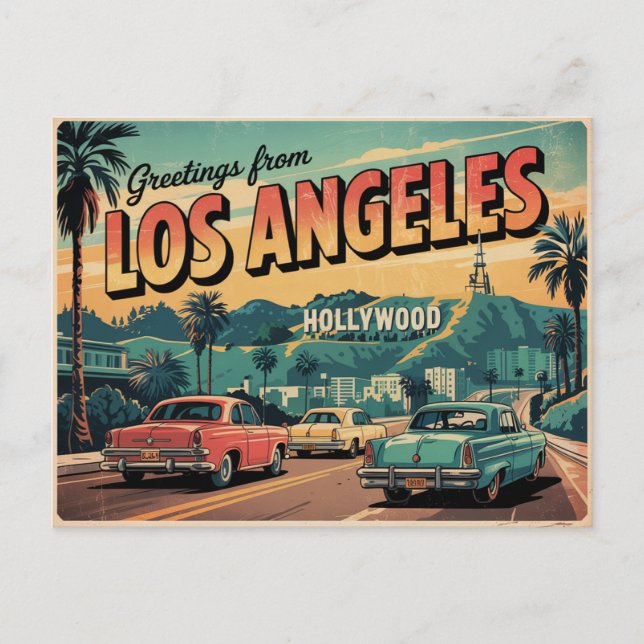 Los Angeles Postcard (Front)