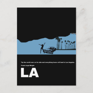 Los Angeles Poster Postcard