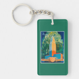 Los Angeles Promotional Poster Key Ring