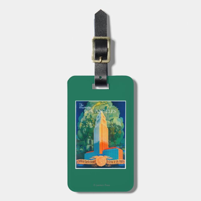 Los Angeles Promotional Poster Luggage Tag (Front Vertical)