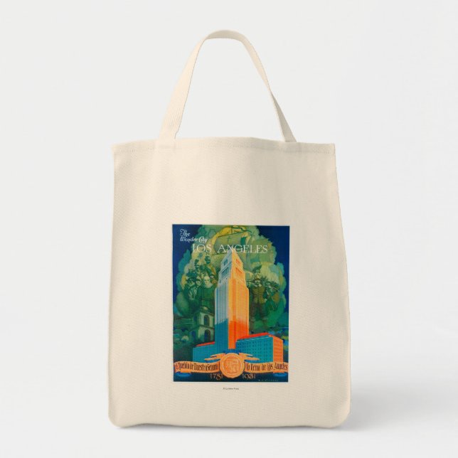 Los Angeles Promotional Poster Tote Bag (Front)