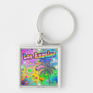 Los Angeles Quadro Seasons Keychain