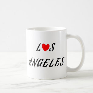 Los Angeles Red Heart Coffee Mug