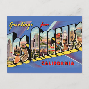 Los Angeles Retro Postcard