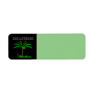 Los Angeles Return Address Label