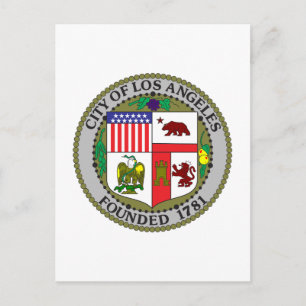 Los Angeles Seal Postcard