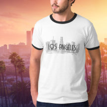 Los Angeles Skyline Graphic T-Shirt