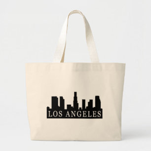 Los Angeles Skyline Large Tote Bag